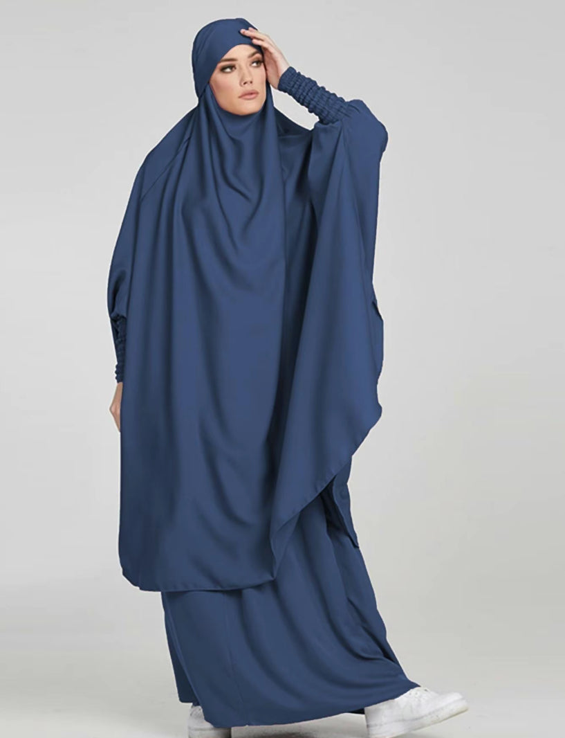 Hayah - Khimar 2 piece set - Blue