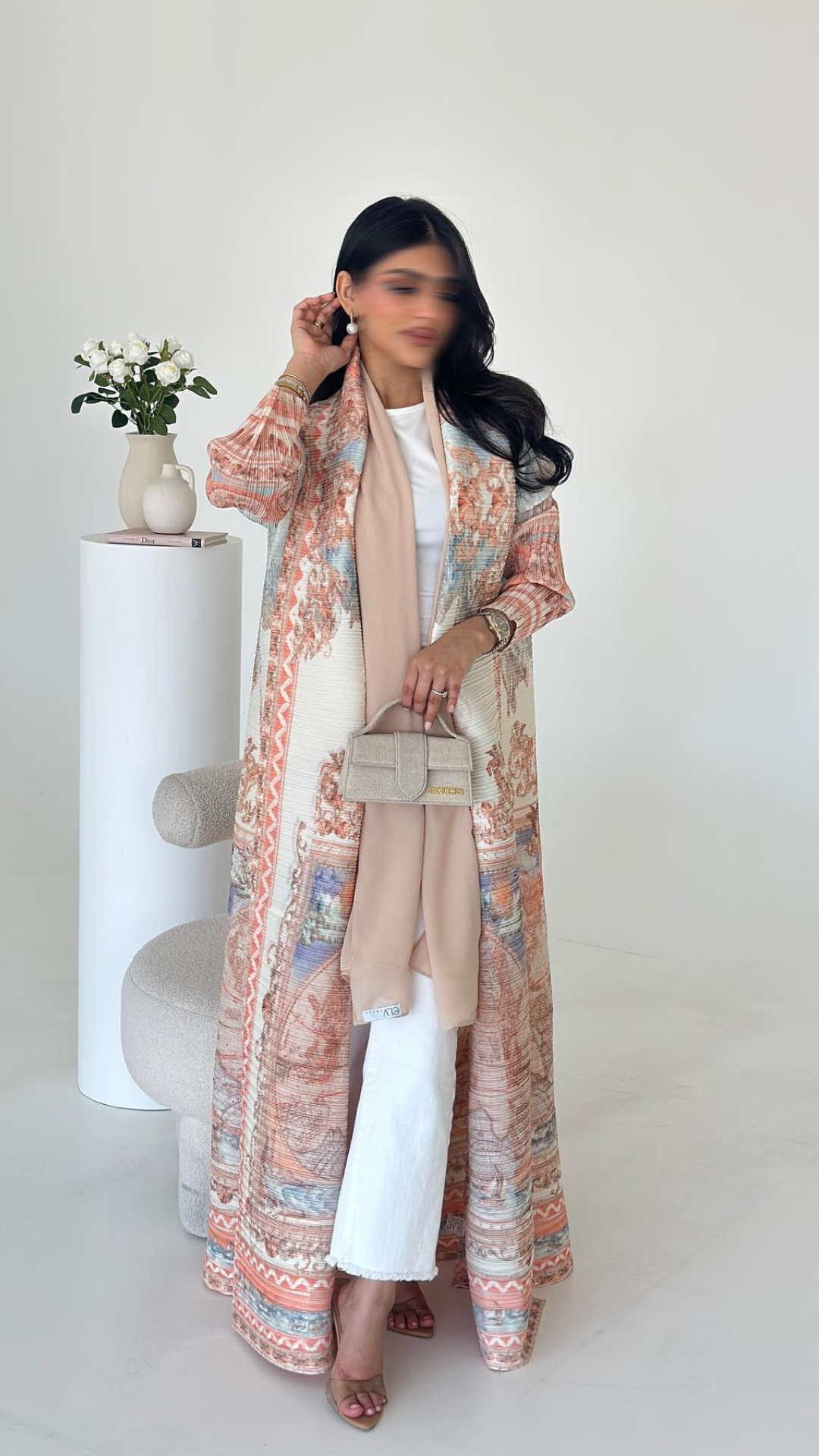 Seher Abaya - Beautiful pleated abaya - Party wear - Premium -57 inch