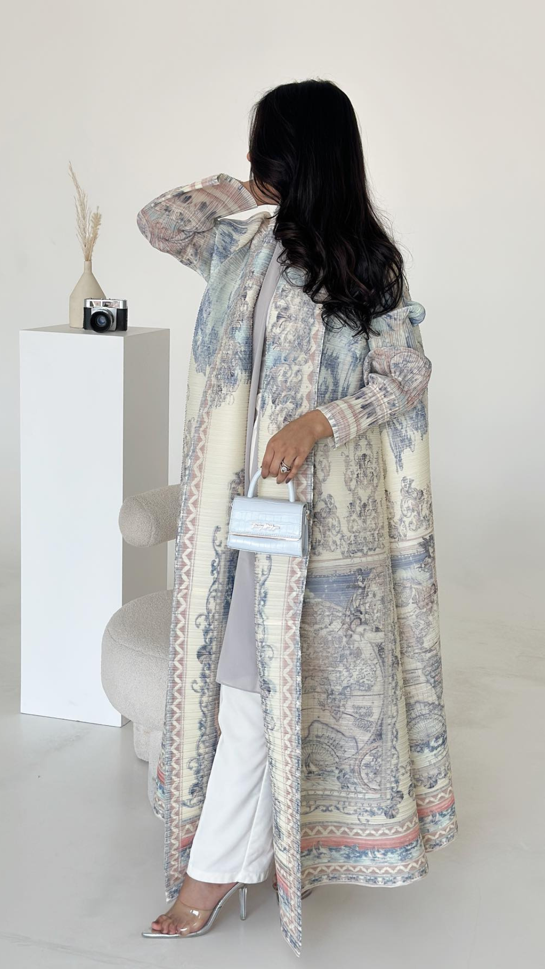 Seher Abaya - Beautiful pleated abaya - Party wear - Premium -57 inch
