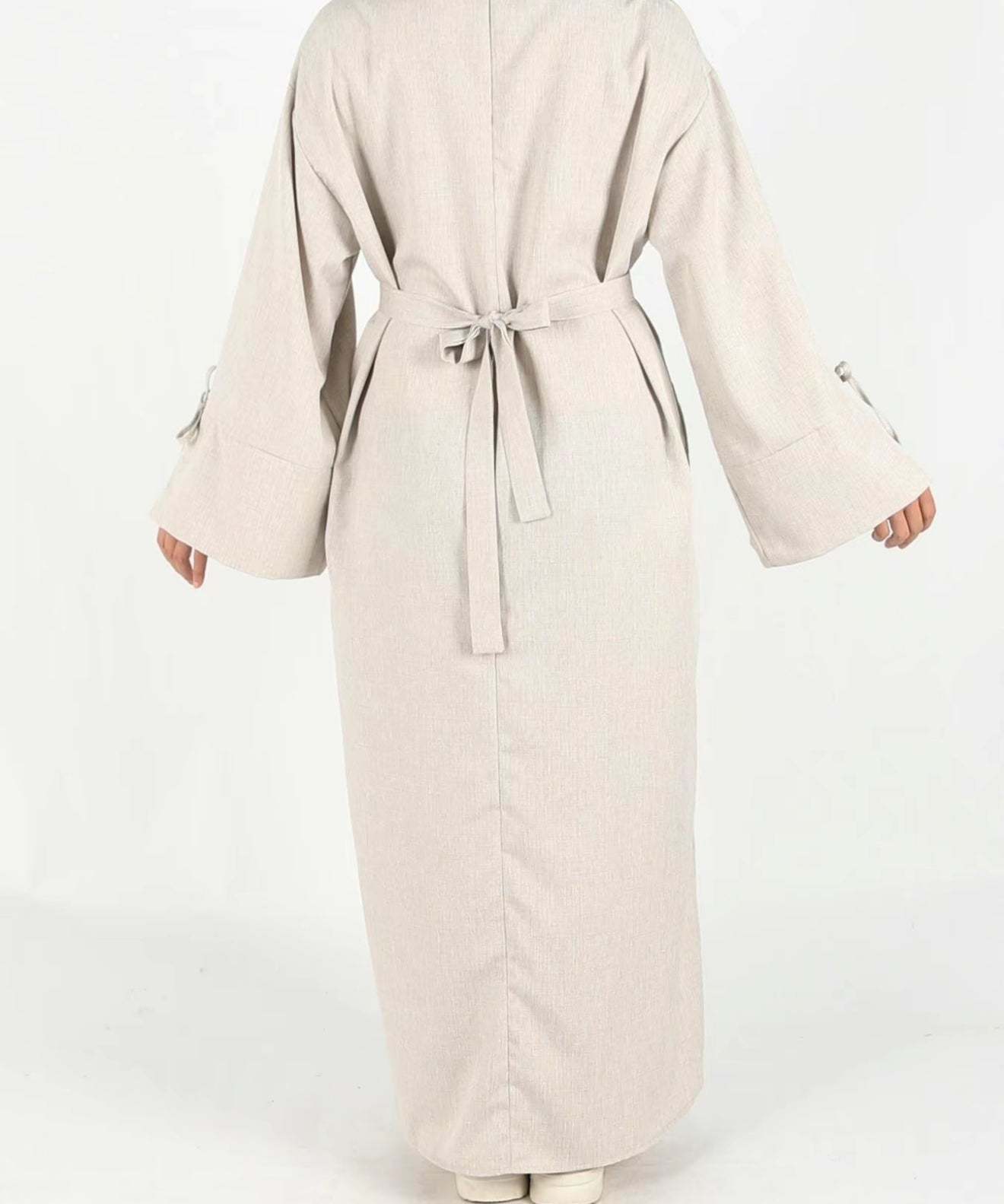 Serra Linen Abaya