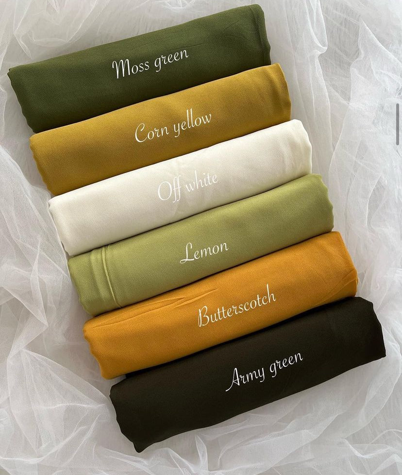 Premium Maxi Chiffon Hijab High Quality