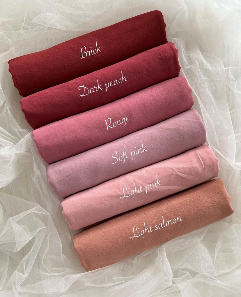 Premium Maxi Chiffon Hijab High Quality georgette hijab scarf