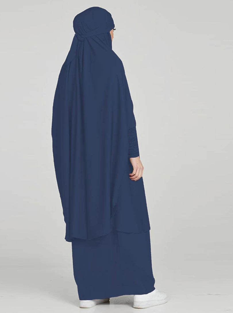 Hayah - Khimar 2 piece set - Blue