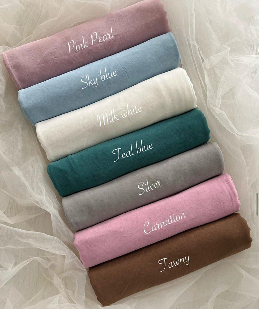 Premium Maxi Chiffon Hijab High Quality georgette hijab scarf