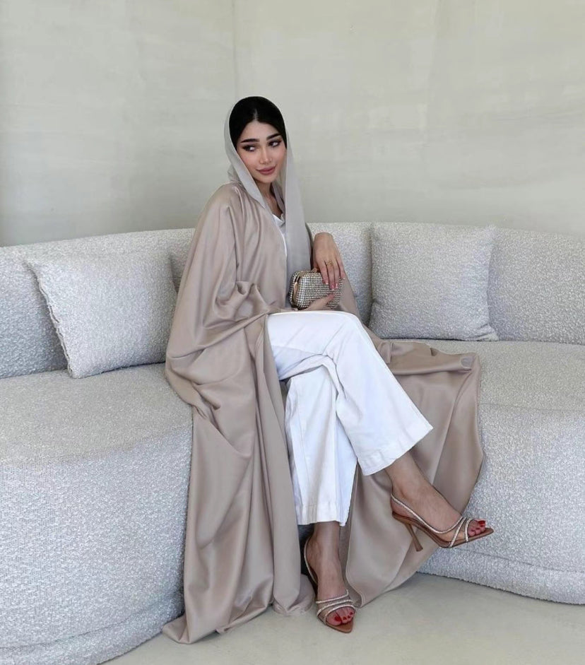 Satin bkaftan abaya -