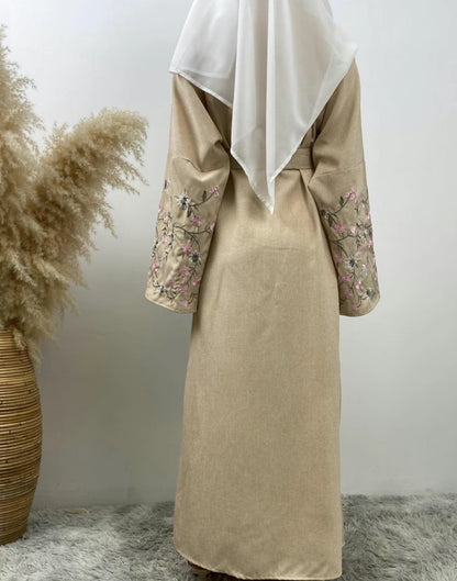 Floral embroidery abaya - Amira abaya