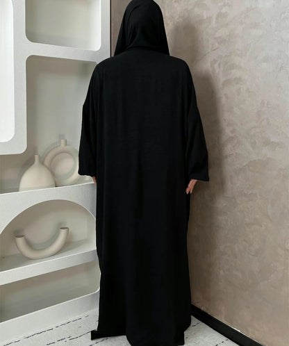 Essential abaya - attached hijab  - Ziva abaya