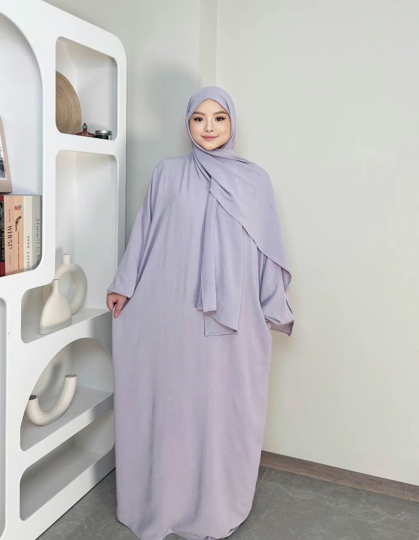 Essential abaya - attached hijab  - Ziva abaya