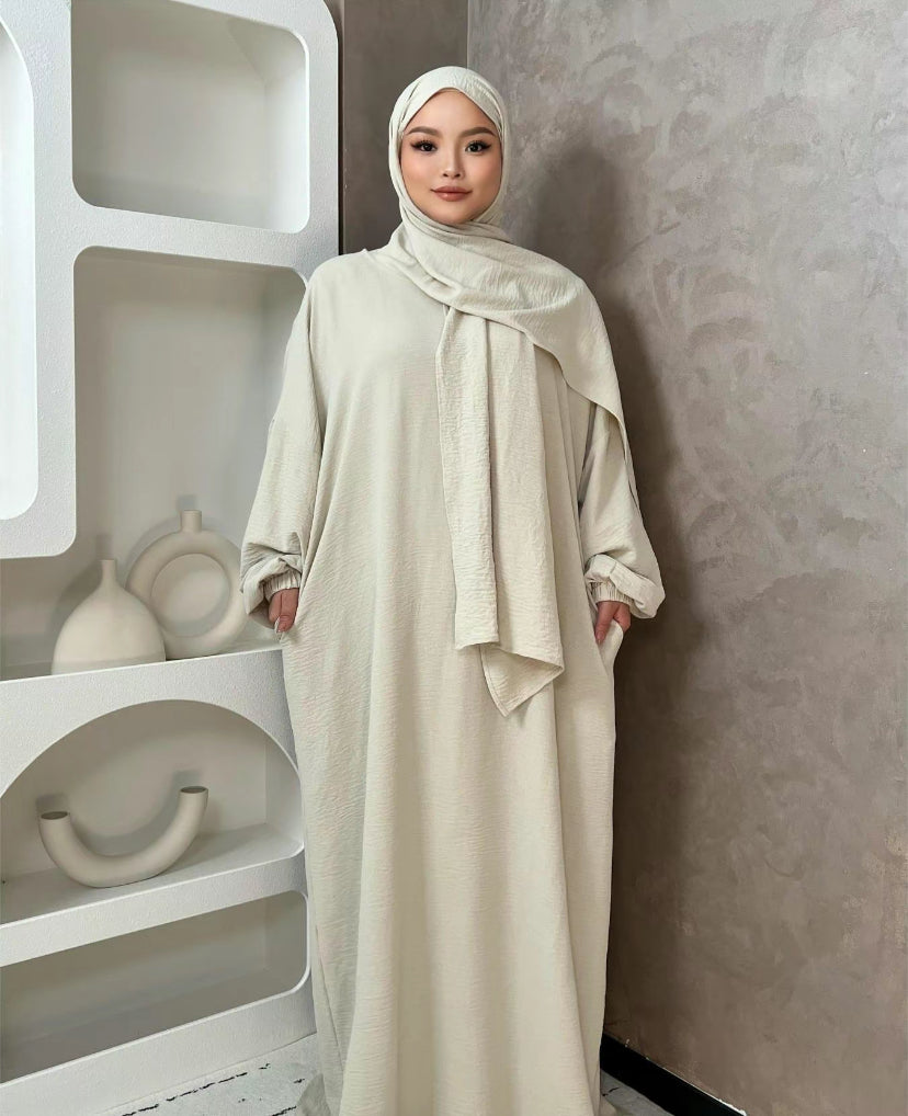 Essential abaya - attached hijab  - Ziva abaya