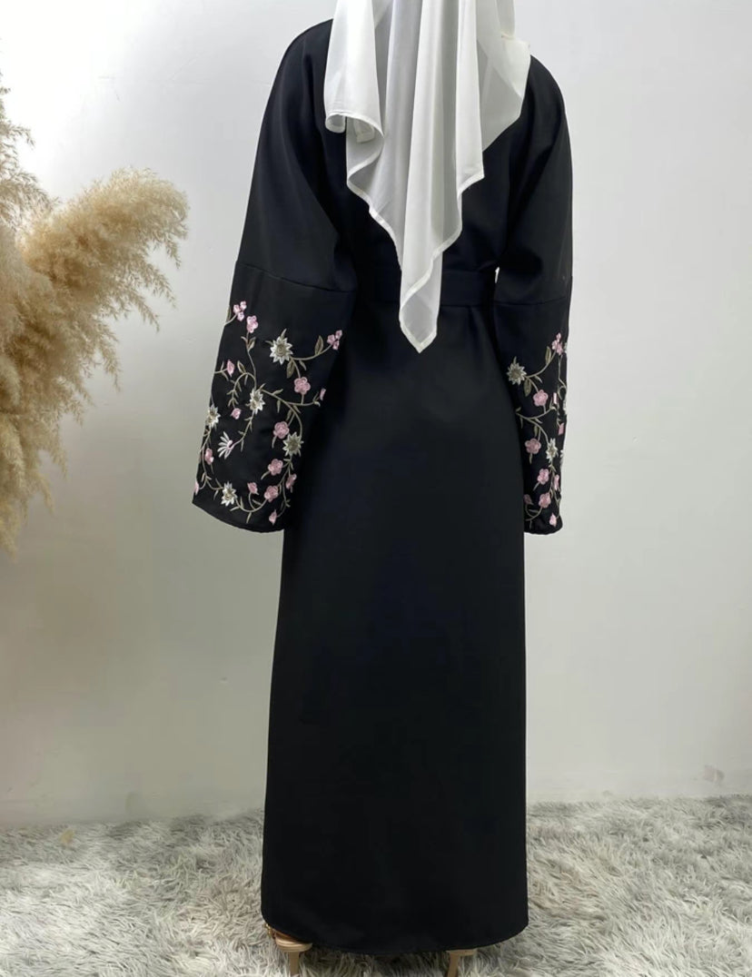 Floral embroidery abaya - Amira abaya