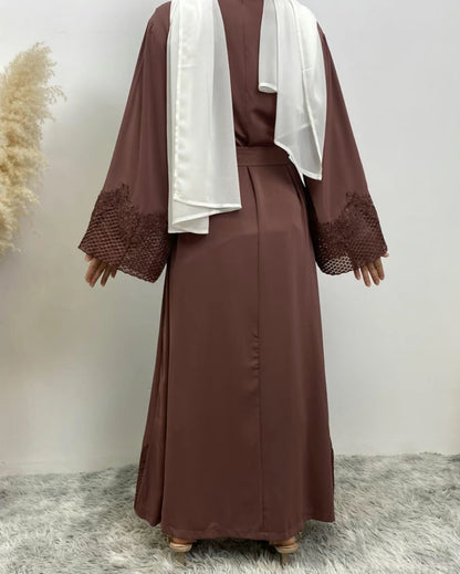 Premium lace abaya - Siyah abaya