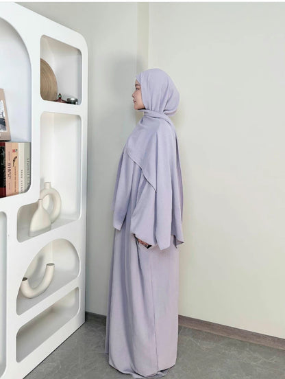 Essential abaya - attached hijab  - Ziva abaya