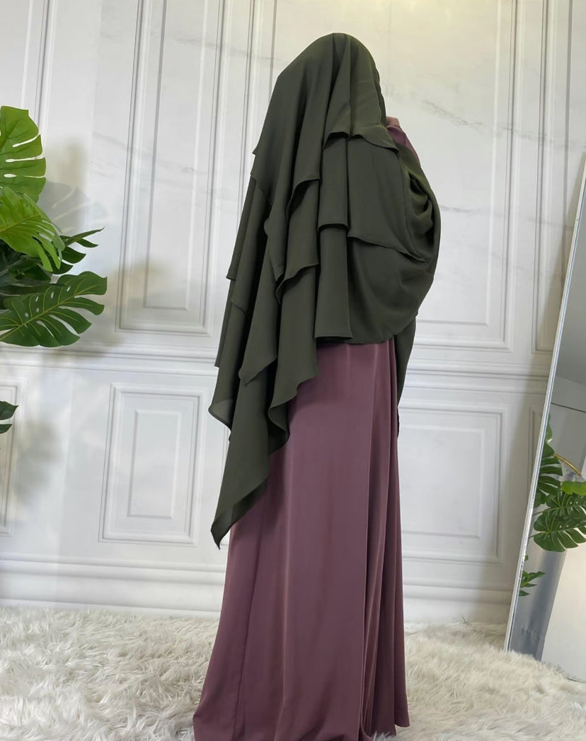 Hayah - Triple layer khimar