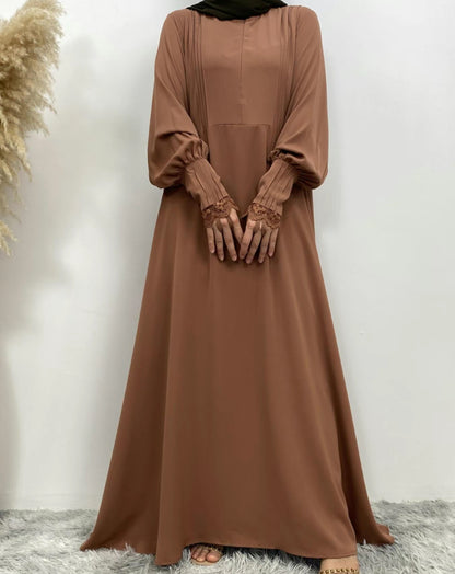 Classic lace abaya - Maha abaya