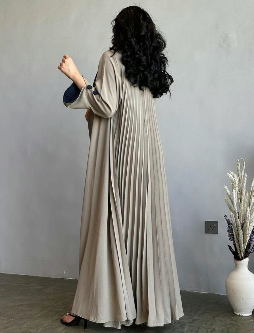 Serra Abaya -Coat abaya Khaki