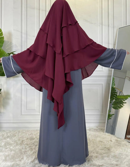 Hayah - Triple layer khimar