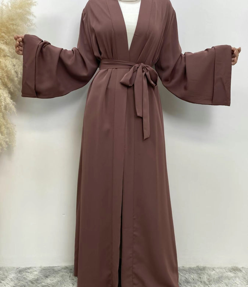 Essential abaya - Lana abaya - Kimono open abaya