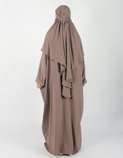 HIBA - Khimar and kaftan set - beige