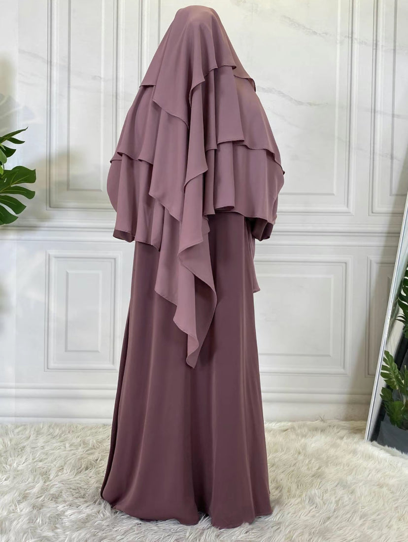 Hayah - Triple layer khimar