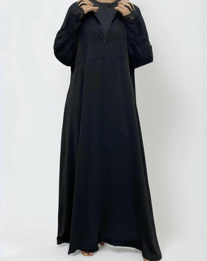 Classic lace abaya - Maha abaya