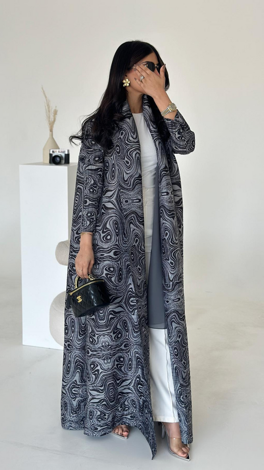 Seher Abaya - Beautiful pleated abaya - Party wear  -  Premium -57 inch