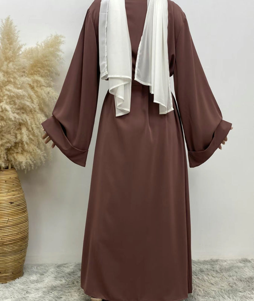 Essential abaya - Lana abaya - Kimono open abaya