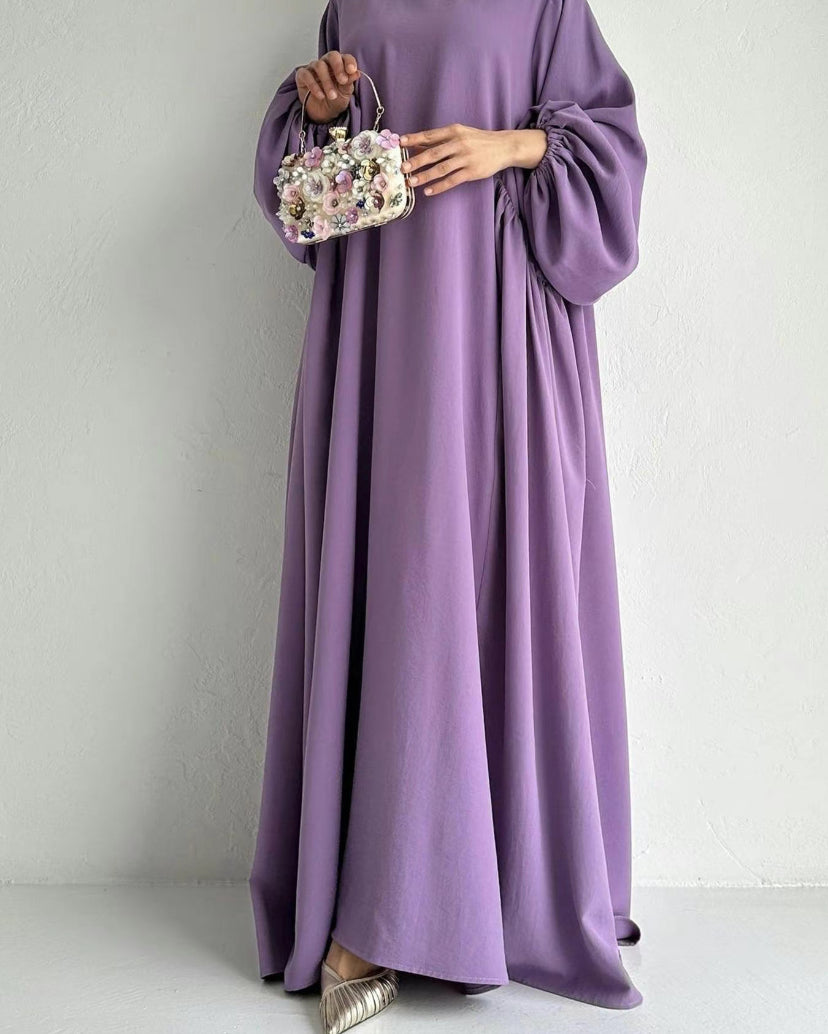 Lantern sleeves abaya