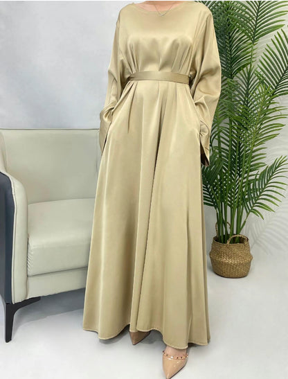 Satin Abaya