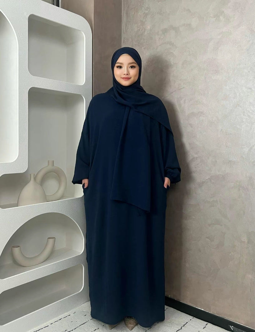 Essential abaya - attached hijab  - Ziva abaya