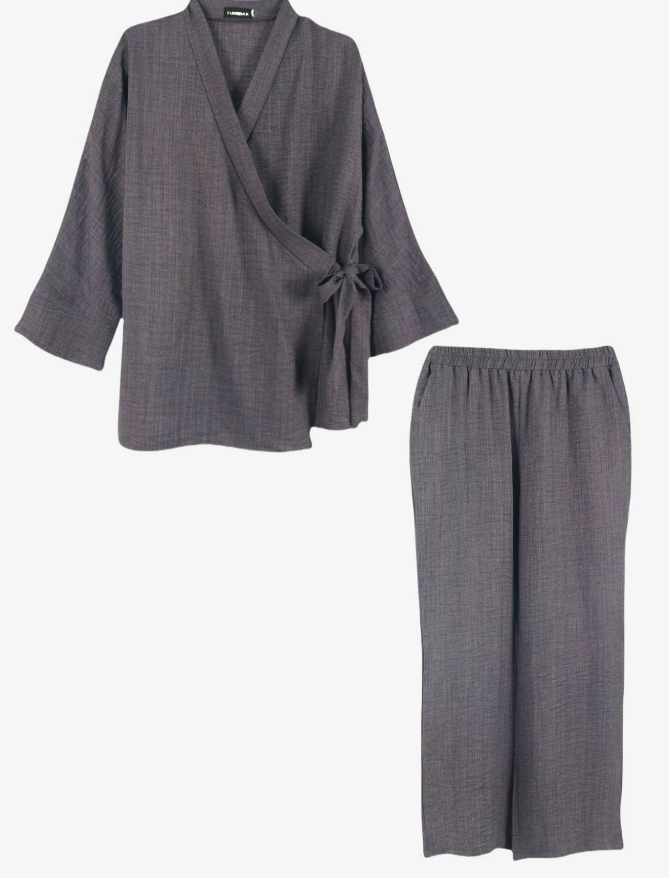 Wrap coord set for daily wear - 3 colour