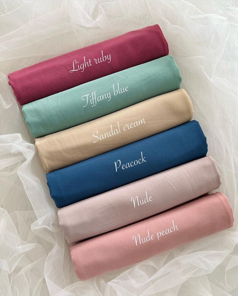 Premium Maxi Chiffon Hijab High Quality