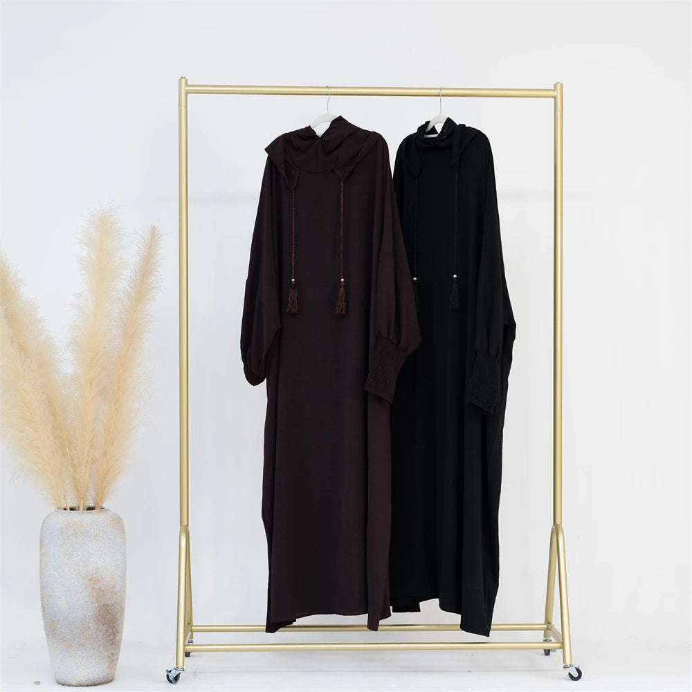 Turkish hooded abaya