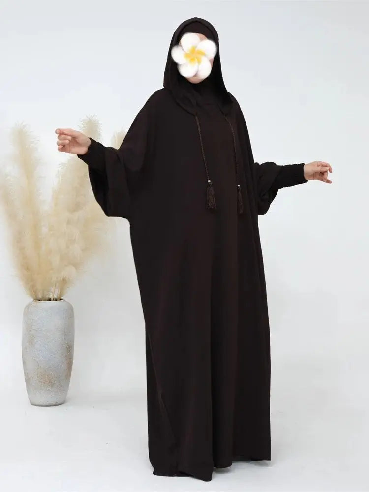 Turkish hooded abaya