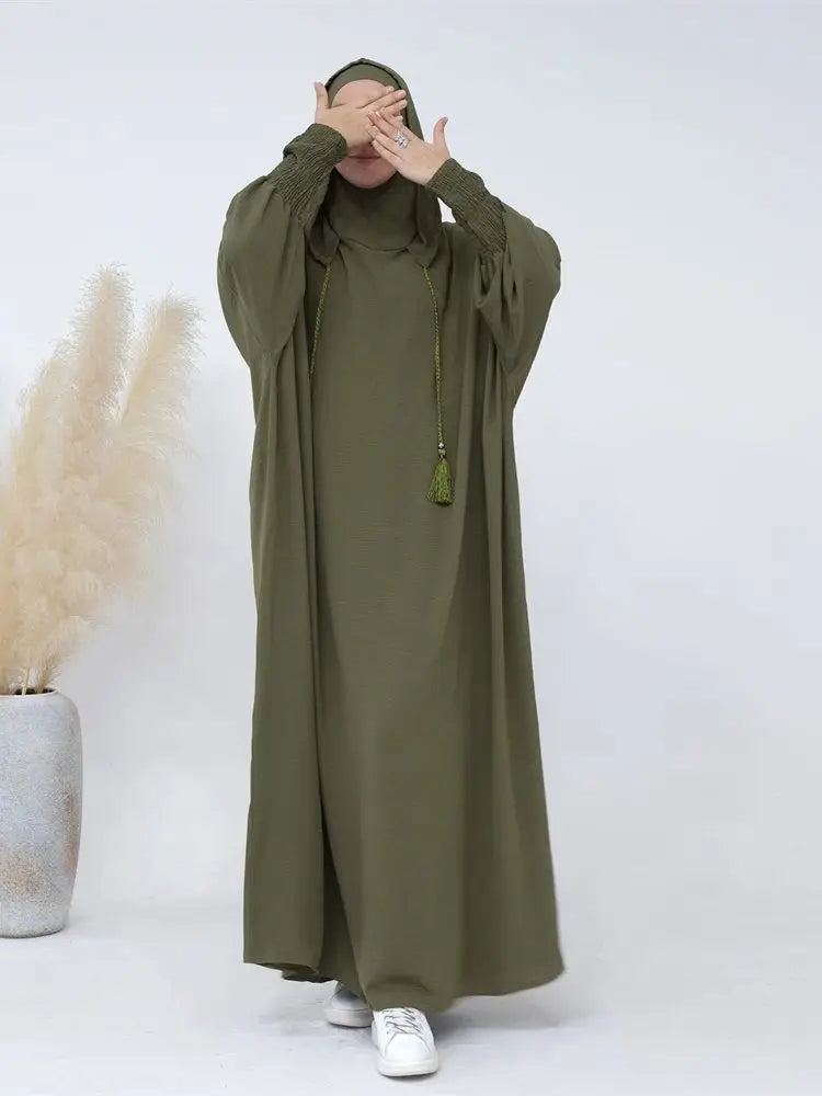 Turkish hooded abaya