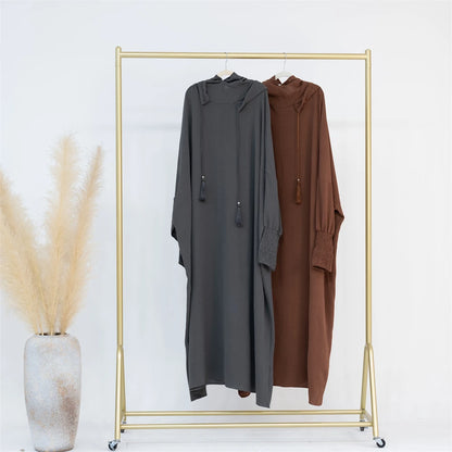 Turkish hooded abaya